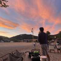 노을이 예쁜 학교 개조 캠핑장 ‘솔부엉이 캠핑장’🏕️