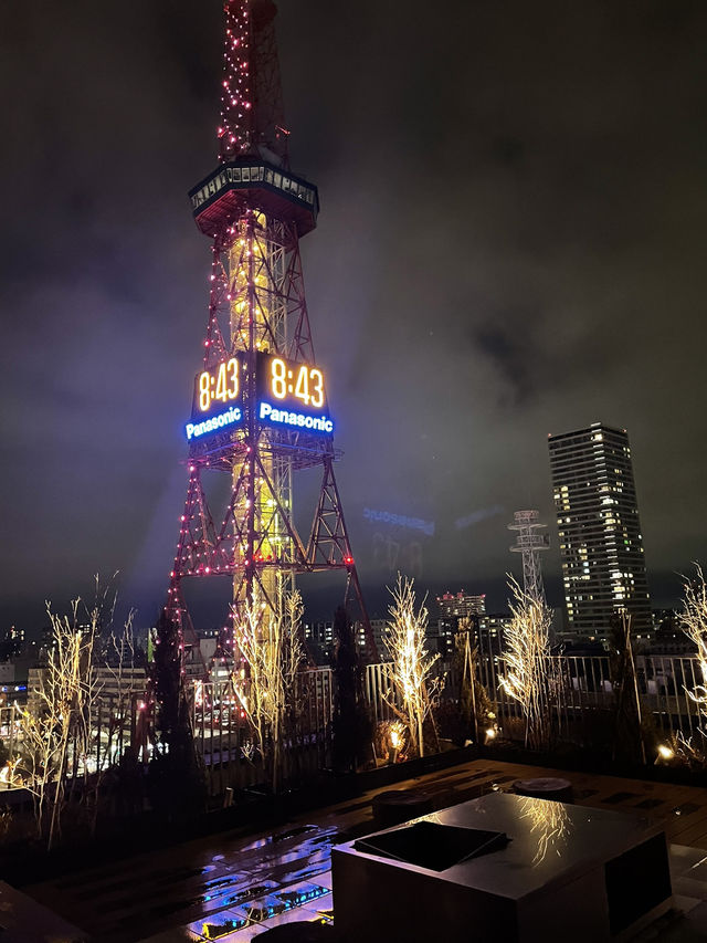 【札幌】立地抜群！テレビ塔がみえるルーフトップ付きホテル🏨