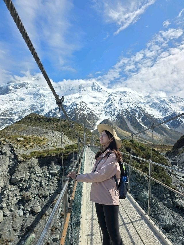 紐西蘭Hooker Valley track！散散步就能看到美景！
