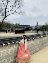 Stepping Back in Time: Hanbok Experience at Gyeonggijeon on a Gloomy Day