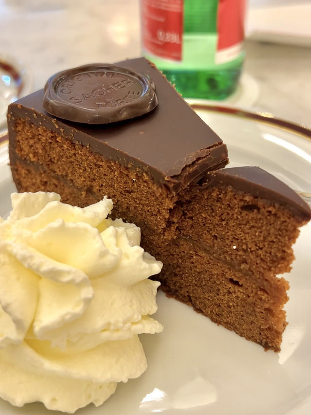 The world-famous Sacher-Torte