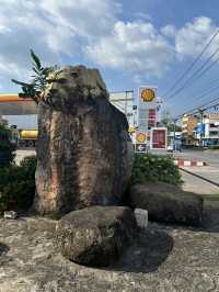 My favorite traffic light ever! Saber-Toothed Tiger Traffic Light: Krabi’s Wildest Landmark 🐯🚦
