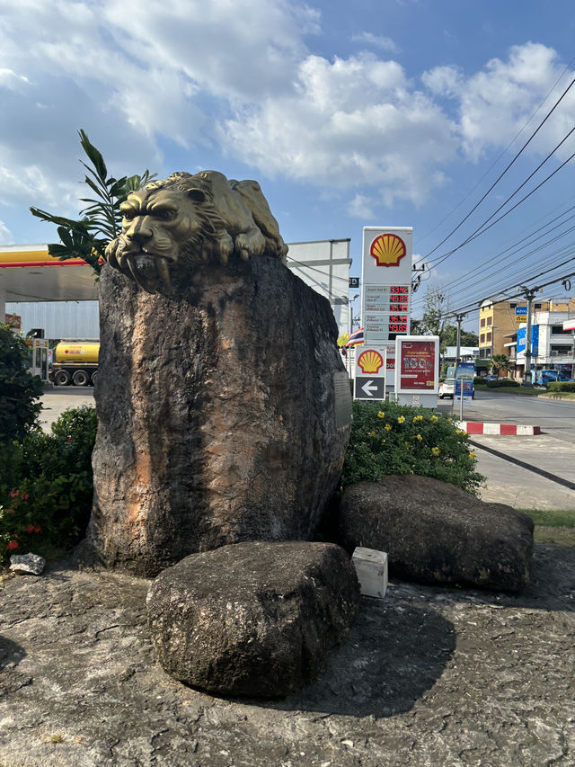 My favorite traffic light ever! Saber-Toothed Tiger Traffic Light: Krabi’s Wildest Landmark 🐯🚦