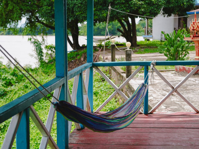 ที่พักริมน้ำโขง บ้านดอนเดต สปป.ลาว