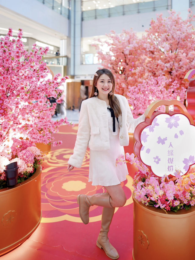 🌸 桃花開運庭園 絕美粉色花海💕 滿滿祝福