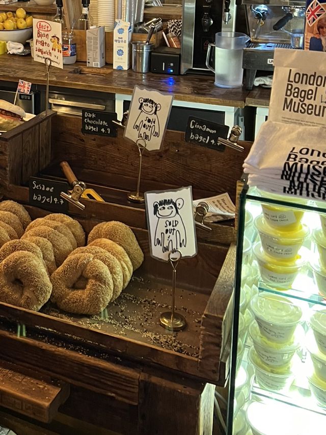 เบเกิลชื่อดัง london bagel