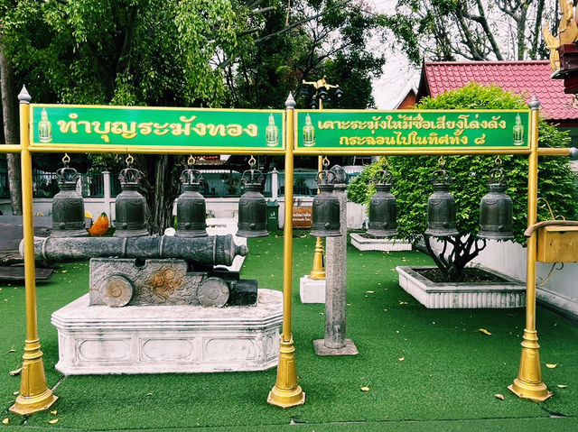 泰國曼谷寺廟之一景點：Wat Hong Rattanaram Ratchaworawihan，適合拍照打卡觀光旅遊！