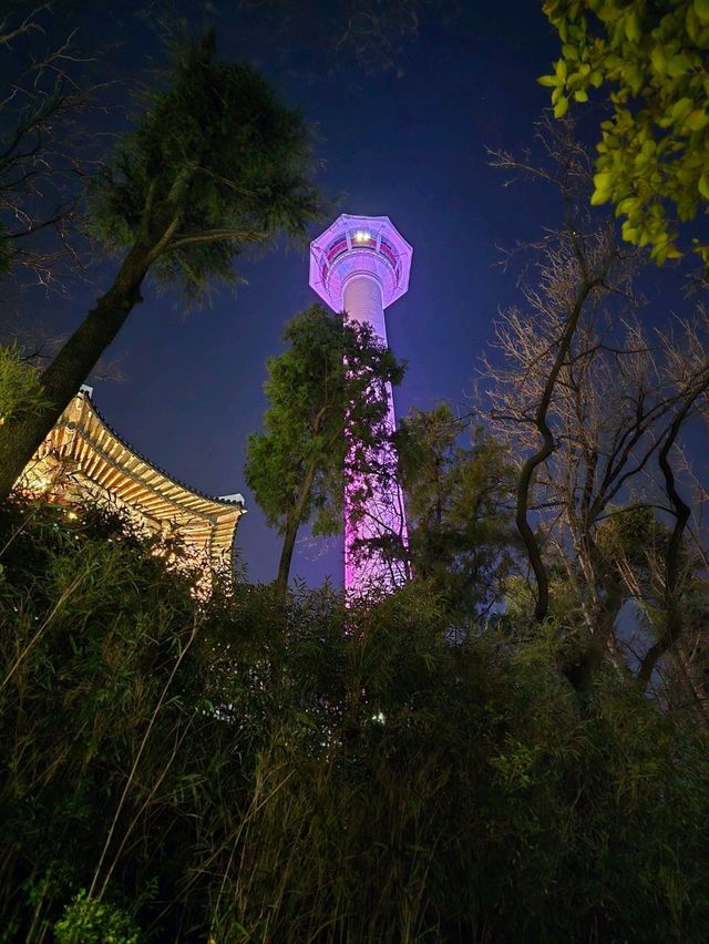미디어아트가 인상적인 부산 용두산공원💛