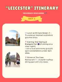 Leicester itinerary 🇬🇧