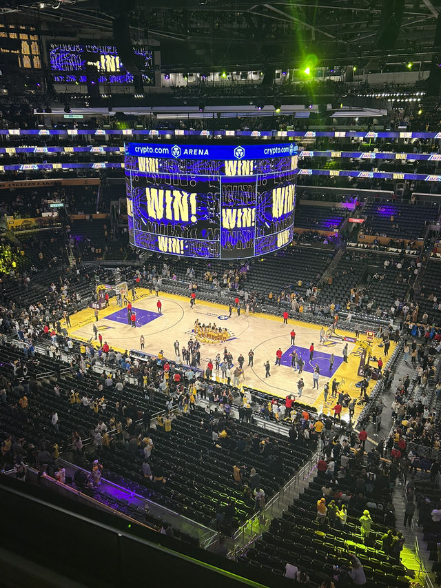 【アメリカ・ロサンゼルス】本場アメリカでNBA・Lakers観戦🏀 in Crypto.com ARENA
