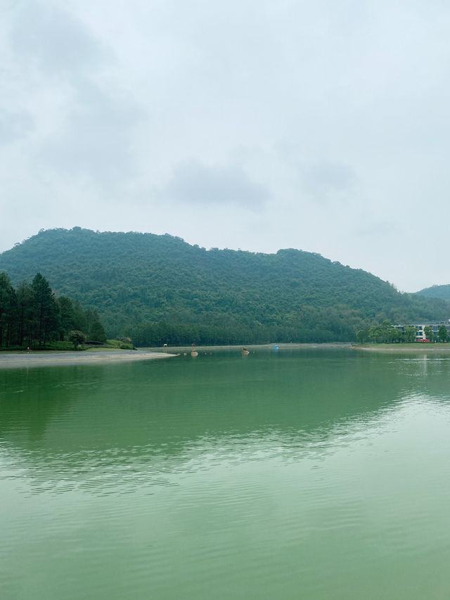 英德｜積慶里仙湖情人橋，同心島，人少景也美💚