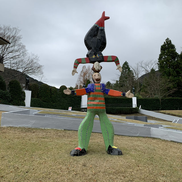 【箱根🇯🇵】ユニークな彫刻を楽しめる🌳彫刻の森美術館