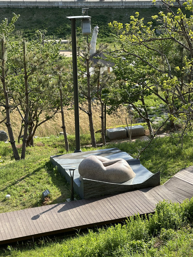 동해 추암 해변의 자연물과 🏞️멋진 조형작품의 조화를 볼 수 있는 동해 산책여행코스