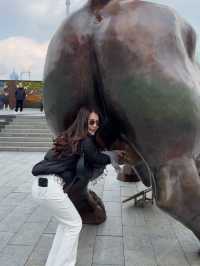 🐂 ลูบไข่กระทิงแล้วเฮงงงง The bund
