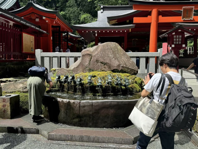 Hakone Shrine & Port Park: A Serene Escape in Hakone! ⛩️🌳 I recently visited Hakone Shrine and the 