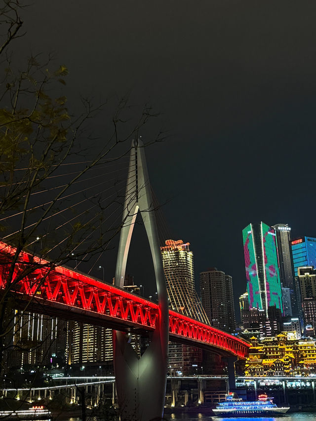 วิวมุมสะพานเฉียนซิเหมิน Qiansimen 千厮门大桥