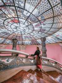 Erawan Museum – A Grand Pink Temple with a Giant Elephant on Top 🐘💗
