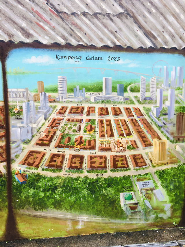 เสน่ห์ย่านKampong Glam ถนนMuscat Street Artต้องไป