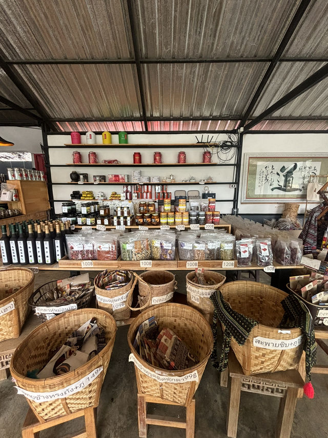 清萊美斯落山上美麗的咖啡店