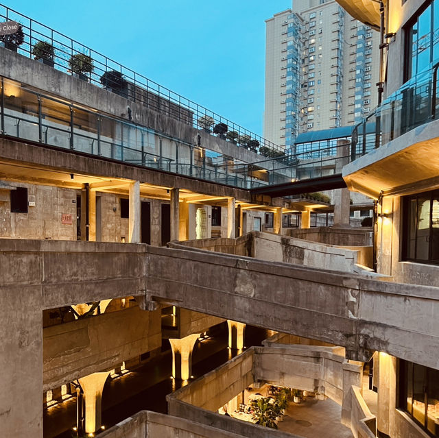 A Labyrinthine Architectural Marvel Transformed into a Creative Hub
