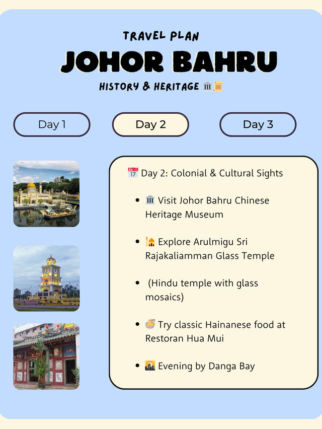 🇲🇾 Johor Bahru Itinerary 