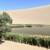 🌙 Where the Desert Holds the Moon — Crescent Lake in Dunhuang