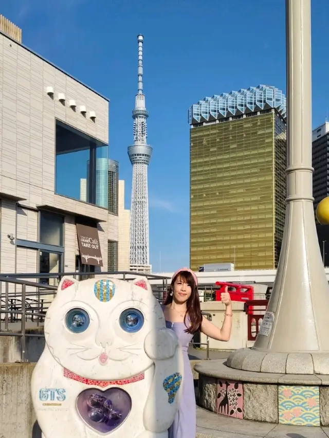 從雷門走到晴空塔是對的,沿途收穫太多不同角度晴空塔