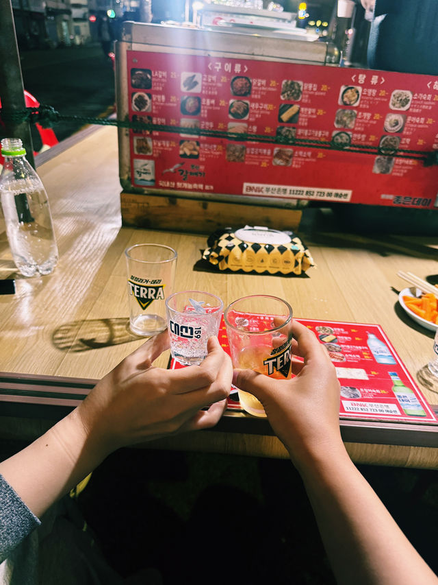 부산 영도 포차거리에서 즐긴 밤바다와 맛있는 안주