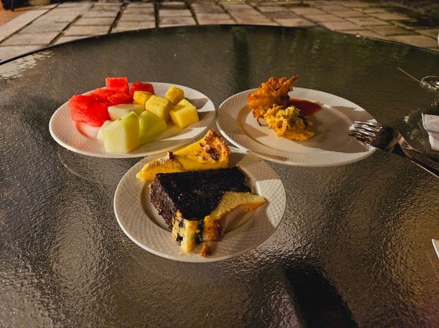 Having our best meal in Langkawi, BBQ night at Rebak Island