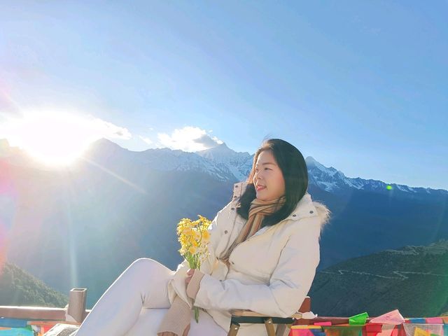 จุดชมวิวภูเขาหิมะเหมยลี่