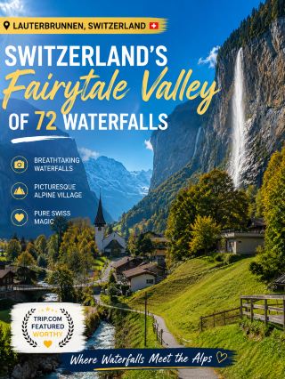 🇨🇭 Lauterbrunnen | Switzerland's Fairytale Valley of 72 Waterfalls ✨