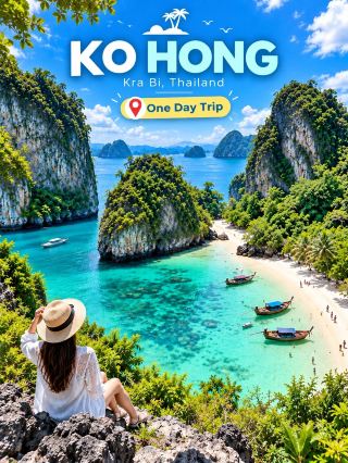 One Day Trip 🏝️ Koh Hong | Krabi