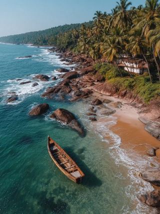 🏖️ Goa, IndiaLuxury Goa: Beach Villas, Portuguese Heritage and Sunset Shacks 🇮🇳