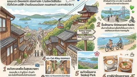 🚲🌊 Onomichi | โอโนะมิจิ เมืองเล็กริมทะเลญี่ปุ่น เสน่ห์อบอุ่นที่อยากให้ลองไปสักครั้ง — traveler post in จังหวัดเอะฮิเมะ