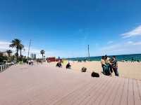 🇪🇸【Barcelona Beach】陽光加持☀️必打卡的地中海沙灘天堂！海風＋熱情＋啤酒＝完美旅程！