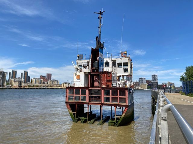 North Greenwich Pier: Where Modernity Meets the River Thames