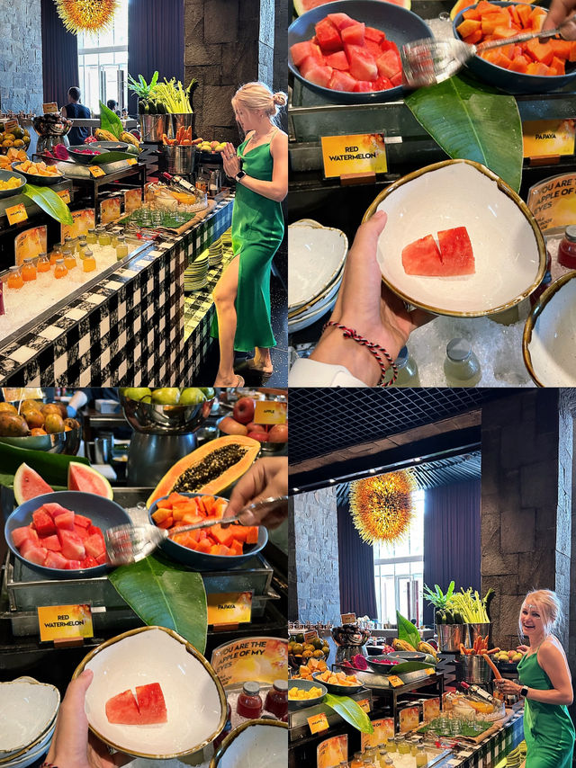 W hotel Bali luxury breakfast! Just try and never forget  W hotel Bali luxury breakfast! Just try and never forget