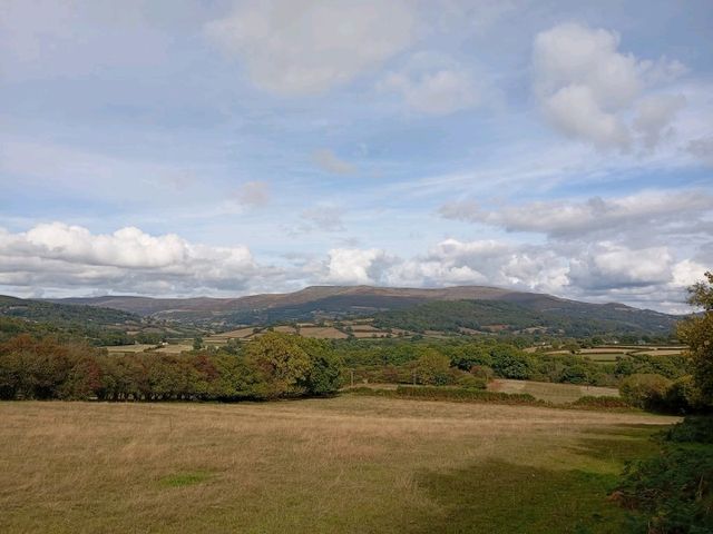 The Black Mountains and the Crawnon Valley