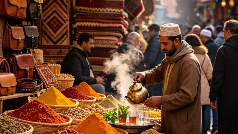 Kota Serba Merah yang Membuatmu Merasa Berada di Dunia Lain 。 — traveler post in Marrakech