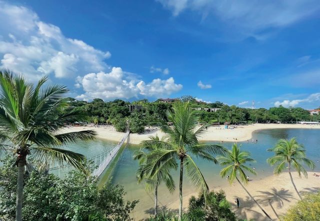 The Balawan Beach, the southernmost point of the Asian continent.