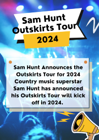 Sam Hunt Announces the Outskirts Tour for 2024