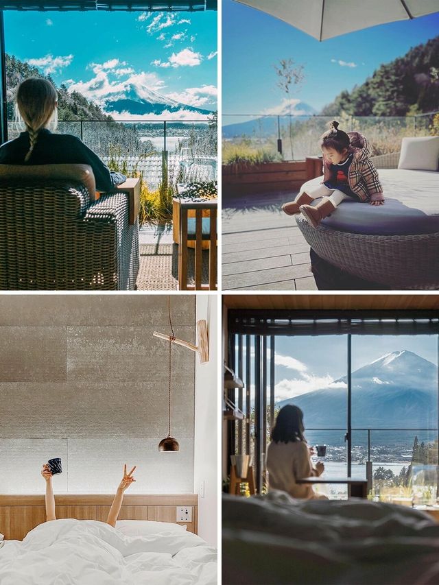 FUFU河口湖極上之宿將富士山私有