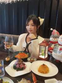 在澳門❗️來一頓坐擁海景的聖誕大餐