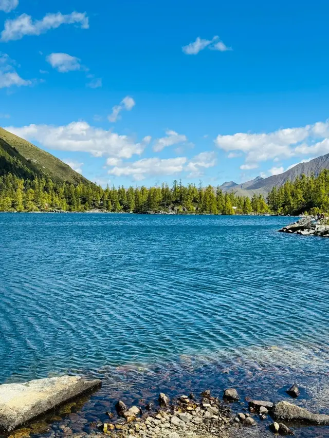 The bluest sea in western Sichuan||Zhuo Yongcuo