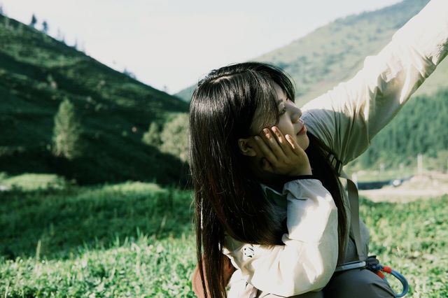 擁抱天地公一個人旅行沒有支架也能拍