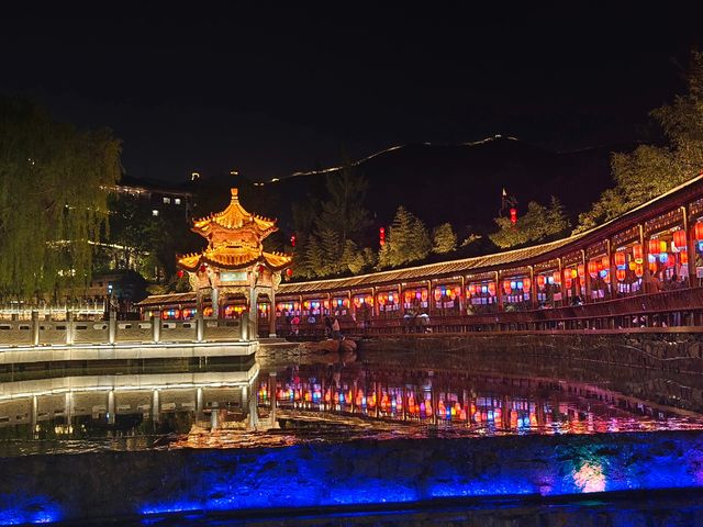 石家莊｜西部長青德明古鎮夜景