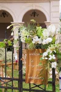 在鼓浪屿莫奈酒店百年文化底蕴的花园婚禮。