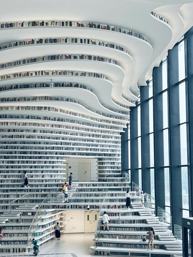 天津濱海圖書館｜打卡《慶餘年》拍攝地。