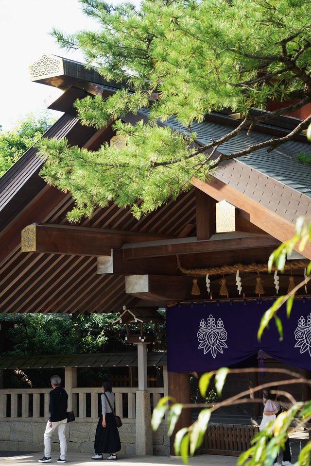 以為名古屋已經夠美了，直到我來了熱田神宮。