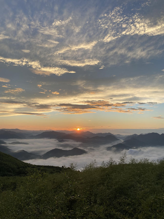 湖南益陽安化雲台山｜來這裡看絕美的日出。